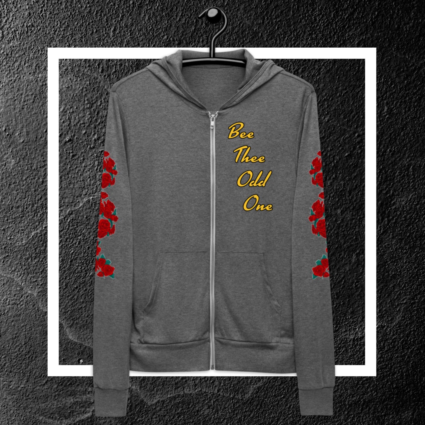 "Bee Thee Beautiful One"Unisex zip hoodie