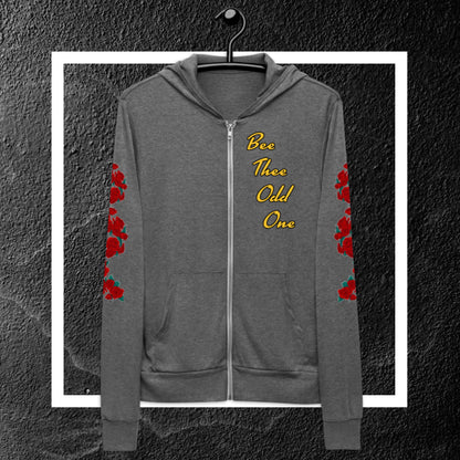 "Bee Thee Beautiful One"Unisex zip hoodie